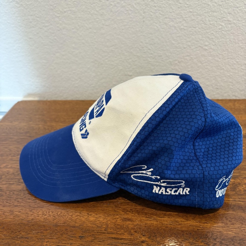 NAPA Racing Hat Cap Strap‎ Back Blue White NASCAR INDYCAR NHRA Outlaws ARCA Mens